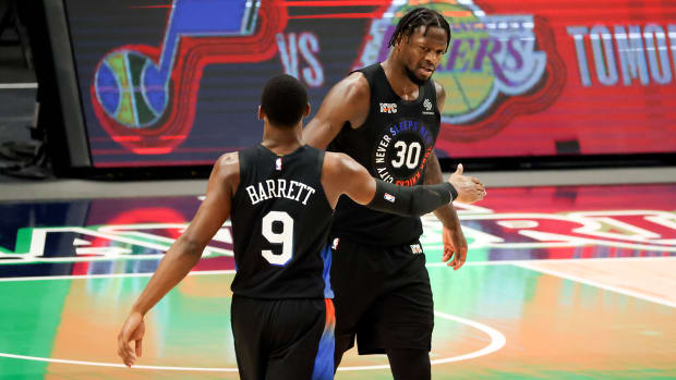 Julius Randle and RJ Barrett